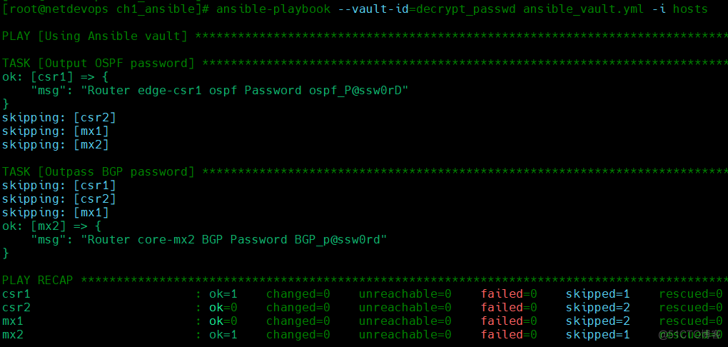网络自动化之一:Ansible模块的构建