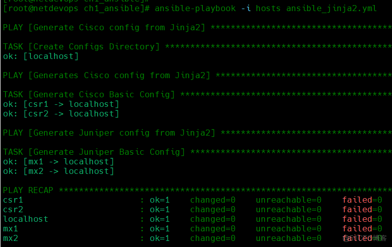网络自动化之一:Ansible模块的构建